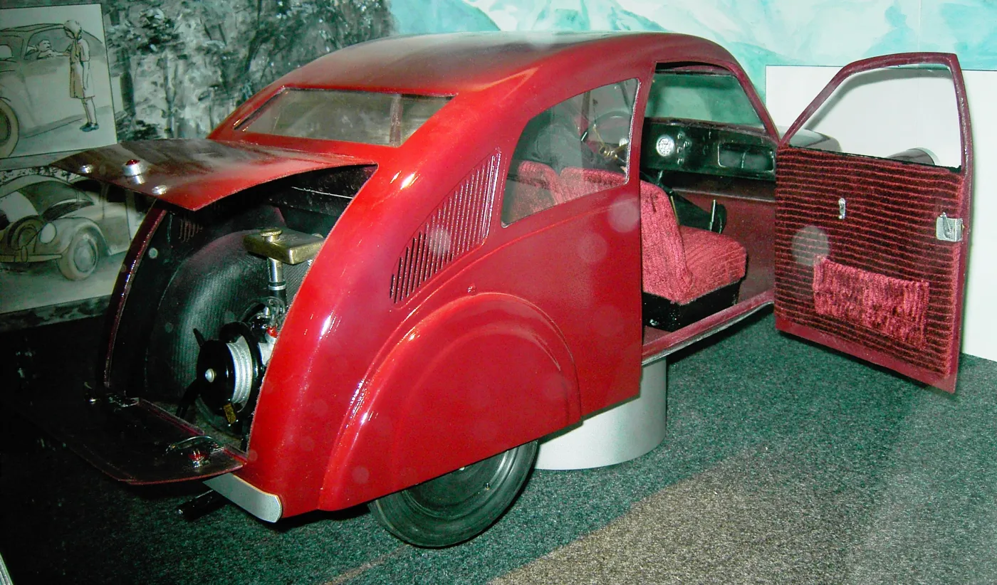 Model of the Porsche type 12 for Zündapp, 1931/32