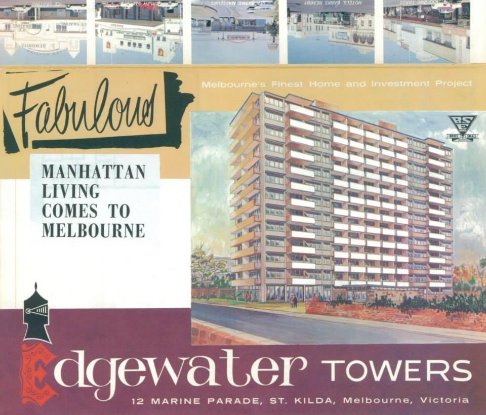 Brochure of Edgewater Towers, 1960s