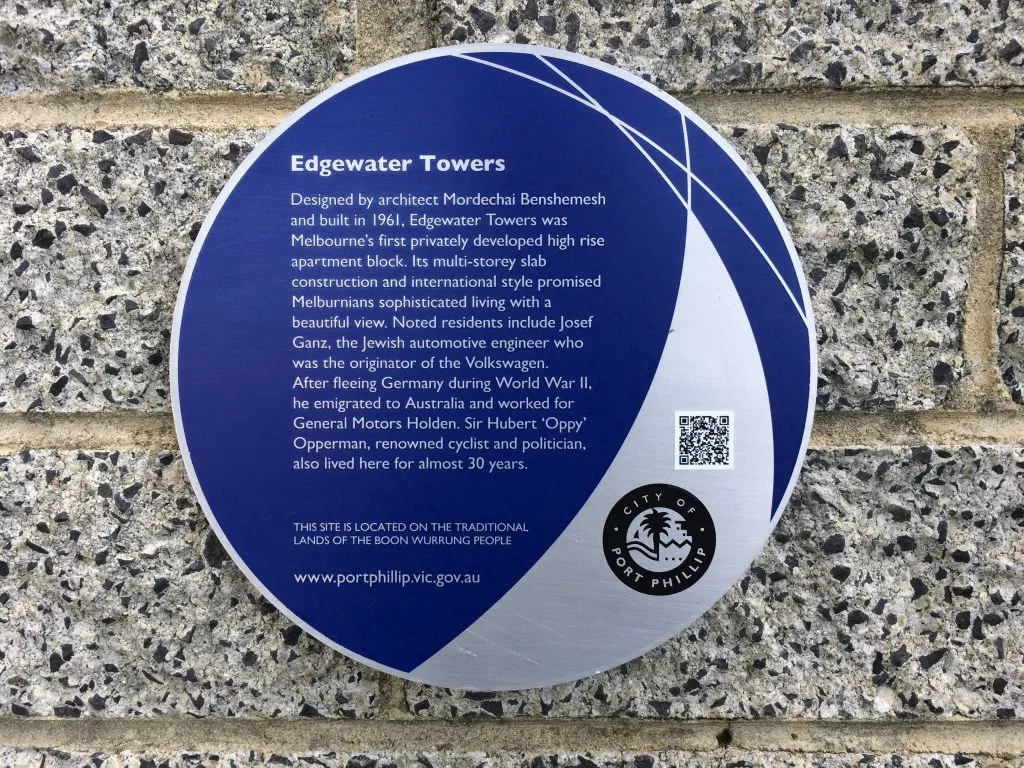 Heritage Plaque Unveiling at Edgewater Towers